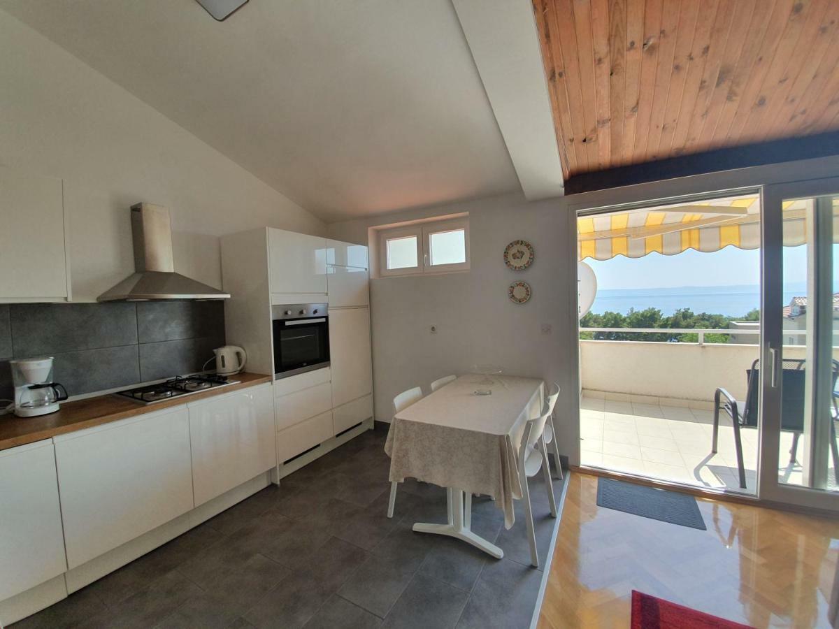 Penthouse Studio With Sea View Makarska Exterior photo